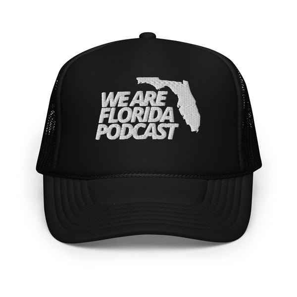 We Are Florida Podcast Trucker Hat Black